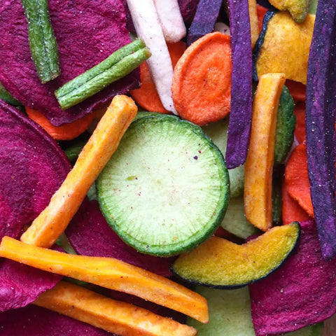 Verdure chips con ravanello