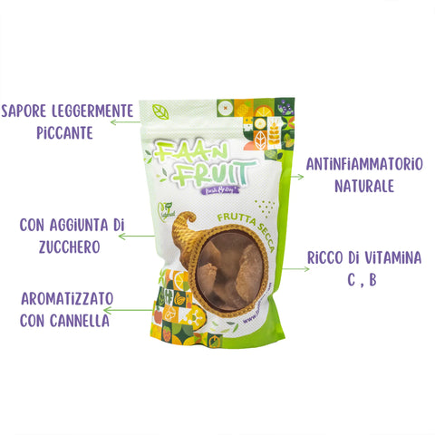 Zenzero disidratato a fette con cannella