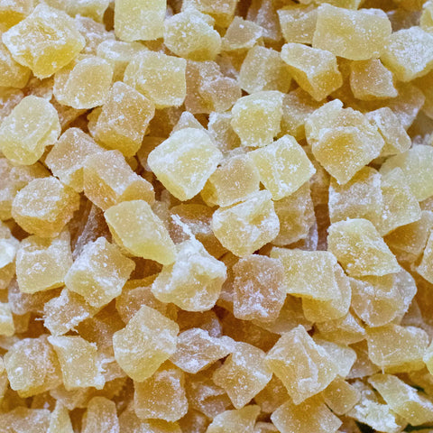 Zenzero disidratato a cubetti