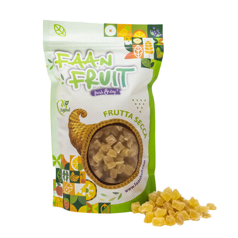 Zenzero disidratato a cubetti