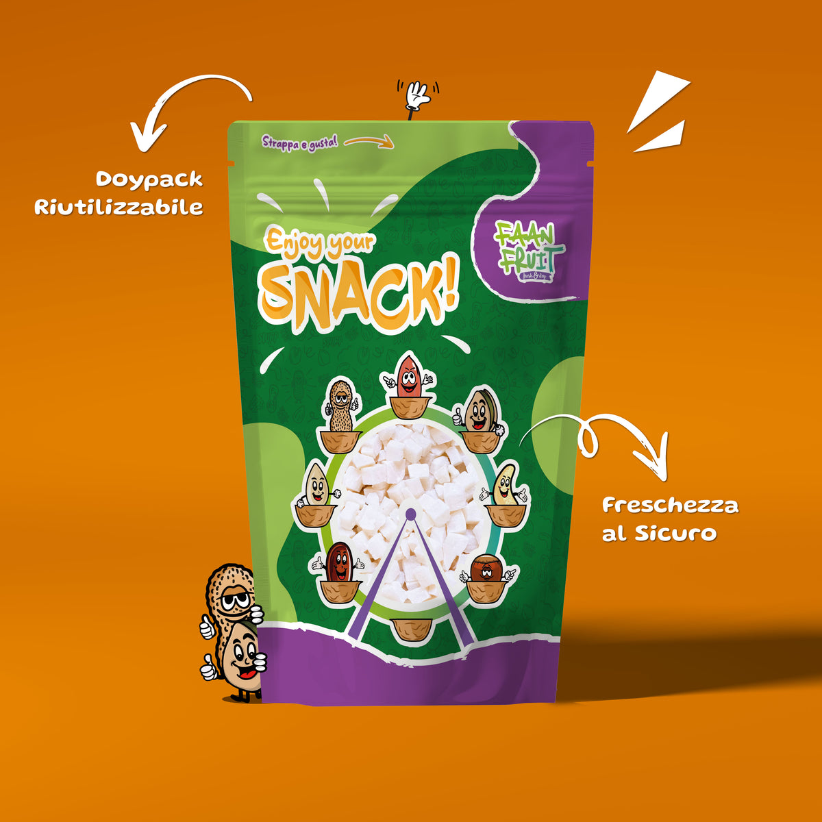 Cocco Disidratato a Cubetti