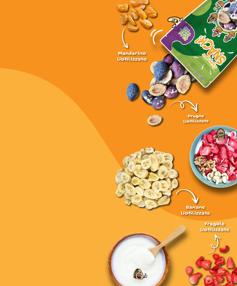 Frutta liofilizzata
