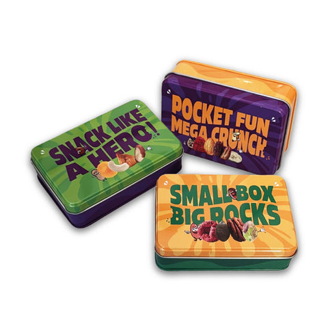 Scatolina 2.0 in metallo porta snack - Omaggio